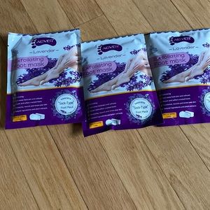 Aliver Natural Exfoliant Foot Peel Mask 3 Packs (Lavender)